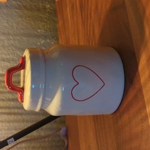 Rae Dunn small heart canister